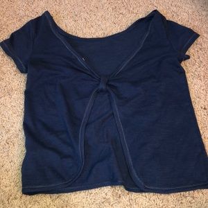 aeropostale open back tshirt
